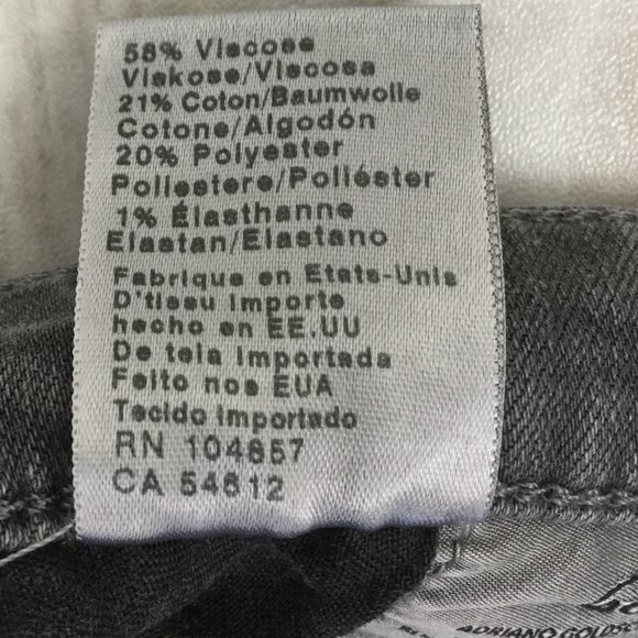 AG Adriano Goldschmied The Legging Ankle Super Skinny Grey Jean 24 - Picture 11 of 12